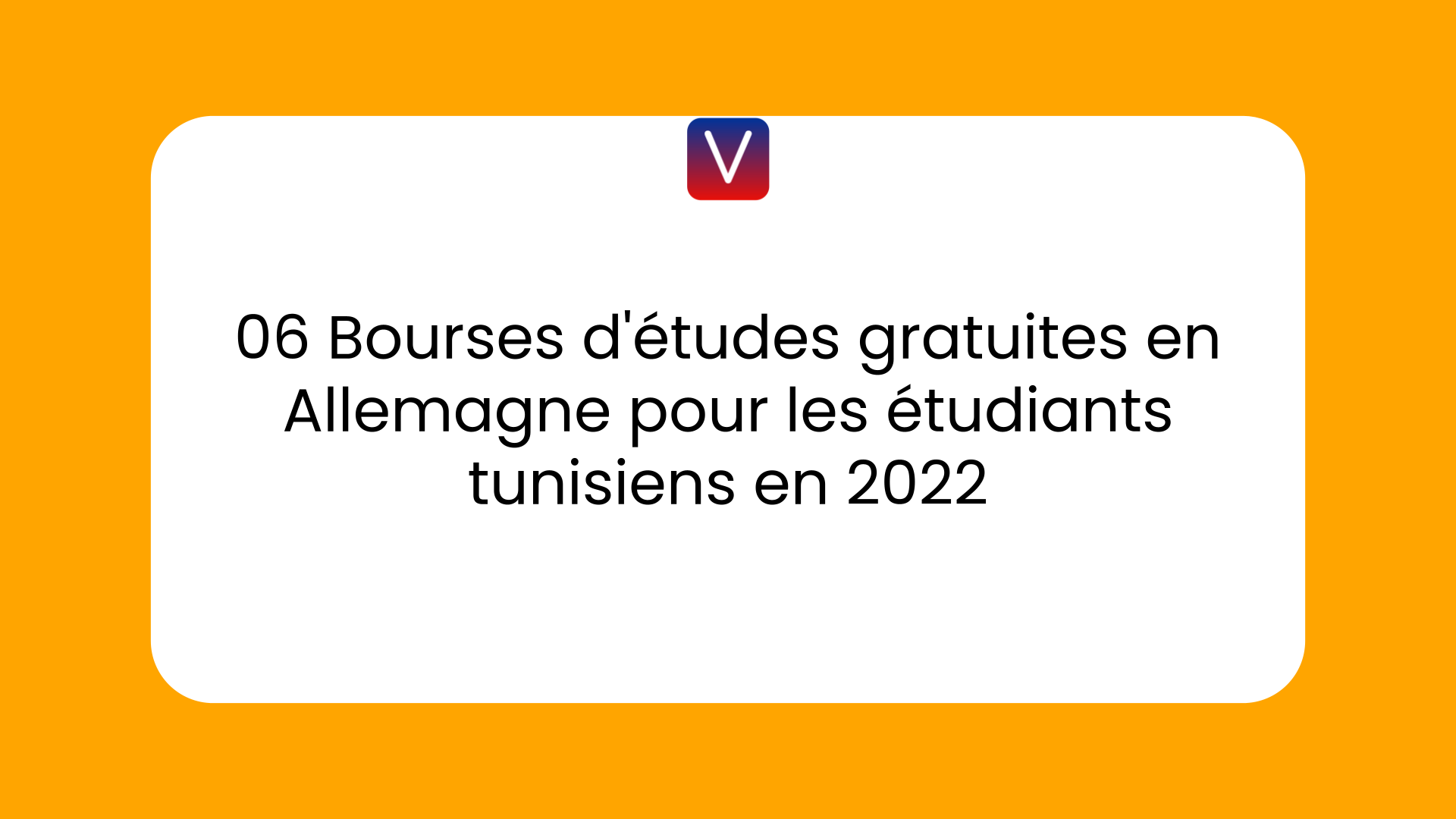 Bourses d'études gratuites en Allemagne pour les étudiants tunisiens