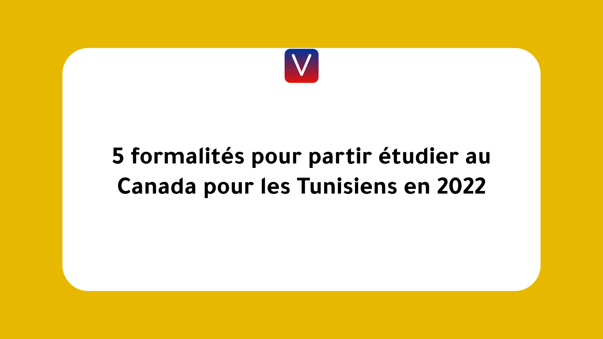 partir étudier au Canada pour les Tunisiens